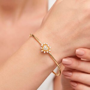 Pulseira em ouro 18k - Moissanite